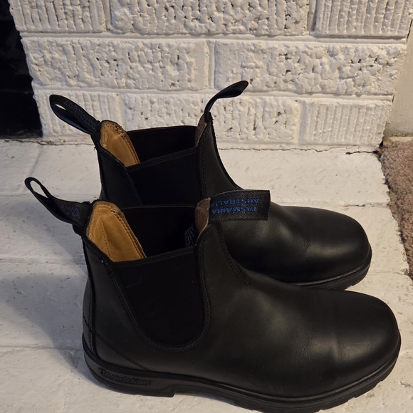 Blundstone BL566 Black Leather Women's Chelsea Boots - Picture 11 of 12